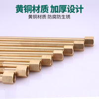 Brass Male/Female Thread Extension Rod for Mold Water Nozzle Pneumatic Temperature Machine