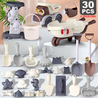 Kids' Beach Sand Toy Set with Large Shovel and Sand Sieve for Outdoor Play