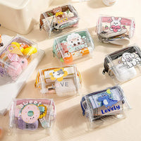 Transparent Waterproof Zipper Pouch for Keys, Cards, and Small Items