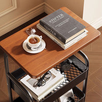 Multi-Layer Rolling Utility Cart with Storage Shelves for Home and Office