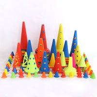 Soccer Training Cones Obstacle Markers for Sports Drills and Agility Training, Multi-Sport Use