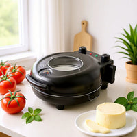 Multi-functional Pizza Maker with Timer and Temperature Control for Home Use