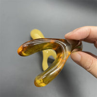 Resin Dual-Prong Nose Scraper Massager for Head and Meridian Health