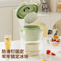 Manual Ice Shaver Machine for Homemade Shaved Ice and Snow Cones, Portable Non-Electric Ice Crusher