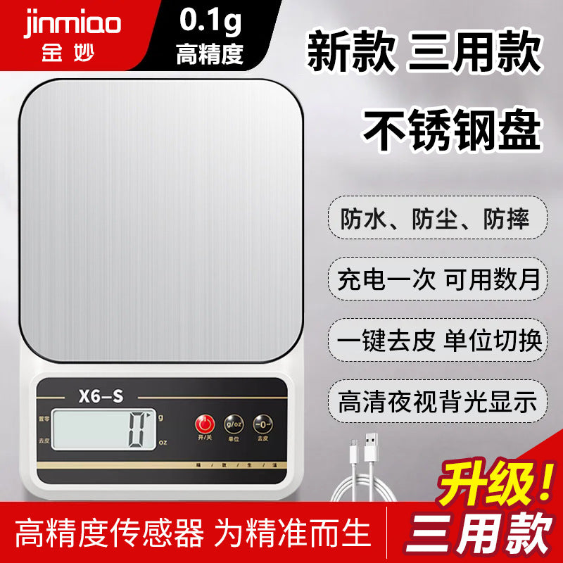 Digital Kitchen Scale for Baking and Food, High Precision Electronic Gram Scale