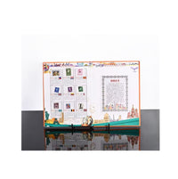 World Currencies, Coins & Stamps Collection Album - 68 Countries Commemorative Gift Set
