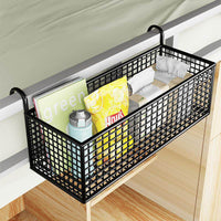 Bedside Storage Shelf Dormitory No-Drill Snack Organizer Hanging Basket for Bunk Beds