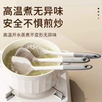 Silicone Spatula and Ladle Set, High-Temperature Resistant, Non-Stick Cookware Safe, Food-Grade Kitchen Utensil Set