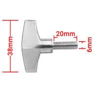 Alloy M6/M8 Hand-Tightened Drum Stand Screws for Snare, Cymbal, and Pedal