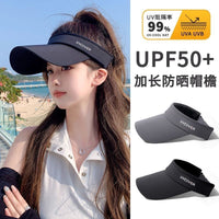 Ice Silk UV Protection Sun Visor for Outdoor Activities