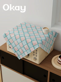 Dreamy Blue Microwave Oven Dust Cover and Air Fryer Oil-Proof Cloth