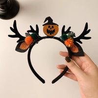Black Rose Lace Crown Headband for Halloween & Christmas