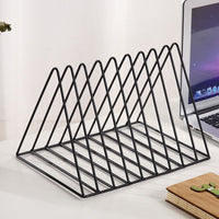 Nordic Ins Style Iron Art Desktop Bookends Storage Rack