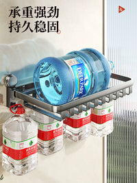 Foldable Suction Cup Towel Rack with Basket for Bathroom Storage