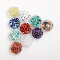 Tibetan Buddhist Offering Mandala Gemstone Set - Natural Crystal Chips for Rituals