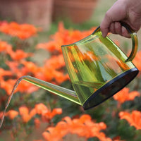 Translucent Long Spout Watering Can for Indoor & Outdoor Plants, 1.4L Capacity