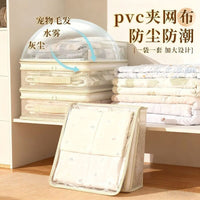 Breathable Closet Storage Bags for Clothes and Quilts, 4-Piece Set