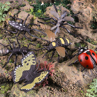 Realistic Insect and Ocean Animal Figures Set for Kids - Medium Size