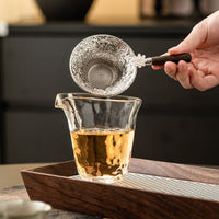 Fish Play Lotus Pond Tea Infuser Set with Wooden Handle and Gongdao Cup