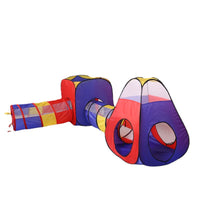 Kids' Portable Foldable Indoor/Outdoor 4-in-1 Play Tent Set