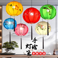 Chinese Style Round Fabric Lantern for Festival and Wedding Decor
