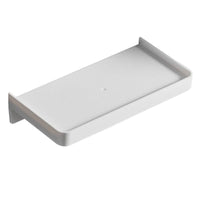 Wall-Mounted Bathroom Shelf with Phone Holder - No-Drill or Drill Installation