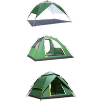 Automatic Pop-Up Camping Tent for 2-4 People - Waterproof Outdoor Family Shelter