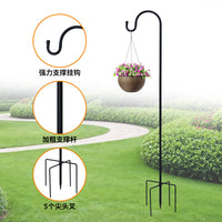 Shepherd Hook Outdoor Garden Stake for Bird Feeders, Lanterns, and Wedding Decor