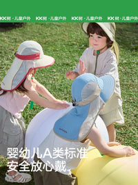 KK Tree Kids UPF 50+ Sun Protection Hat Wide Brim UV Shield for Boys & Girls