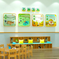 Kindergarten Farm Culture Theme Wall Decor KT Foam Board for Planting Area