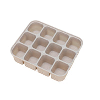 Baby Silicone Food Storage Container with Lid, Easy Release Ice Cube Tray for Purees and Snacks