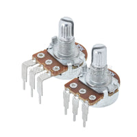WH148 3-Pin Single Gang Potentiometer with Knob Cap, B1K-B1M