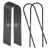 Heavy-Duty Threaded Steel Ground Anchors for Outdoor Camping Tents & Landscape Decoration