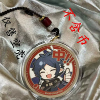 50mm Coin Protective Case Keychain Pendant Clear Hard Shell for Commemorative Coins