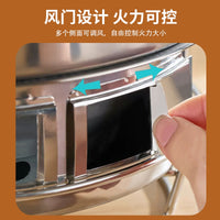 Portable Stainless Steel BBQ Grill for Outdoor and Indoor Use, Charcoal Smoker for Home and Commercial Grilling