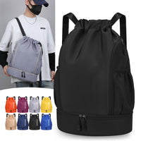 Large Capacity Drawstring Sports Bag for Football, Basketball, Dance, and Outdoor Activities