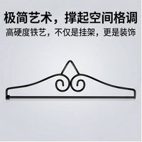 KAIJUN Iron Art Multi-functional Metal Flagpole Holder for Garden, Windproof Wall Mount Flag Bracket