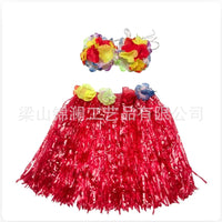 Hawaiian Hula Skirt and Bra Set for Festivals and Parties