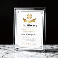 Acrylic Photo Frame for Certificates and Artwork Display, A3/A4/8K Sizes