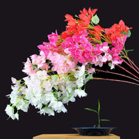 Artificial Bougainvillea Cherry Blossom Branch for Landscaping and Home Decor