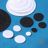 DIY Felt Fabric Circles for Crafting Hair Clips and Brooches, Non-Woven Base Material