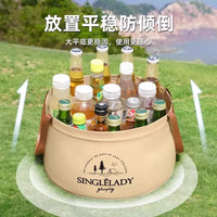 Portable Foldable Basin for Travel, Camping, and Home Use - Multi-functional Collapsible Bucket for Washing, Soaking, and Storage