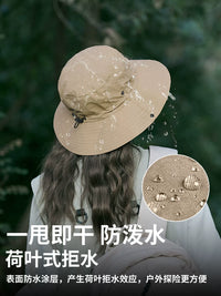 Unisex Outdoor Sun Protection Cowboy Hat with Breathable Mesh