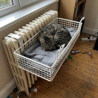 Cat Radiator Hammock Bed - Hanging Pet Perch for Windows or Radiators, Single/Double Layer