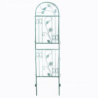Iron Art Tortoise Moon Rose Clematis Climbing Trellis for Garden Wall Fence Outdoor Plants