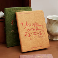 A6 Waterproof DuPont Paper Notebook Ins-Inspired Retro Gilded Portable Pocket Diary
