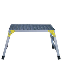 Chuangming Aluminum Alloy Folding Work Platform Ladder for Car Washing and Home Use