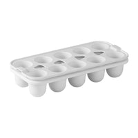 Stackable Ice Cube Tray with Lid and Storage Bin, Spherical Ice Ball Maker for Home Freezer