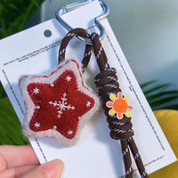 Korean Style Christmas Limited Edition Plush Keychain for Bags - Santa, Bear, Tree Designs