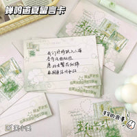 Cicada's Summer Message Cards, Ins-style Holiday Blessing Postcards, High-Value Commemorative Gift Cards